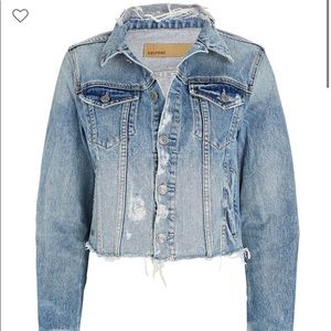 GRLFRND Cara Cropped Denim Jacket